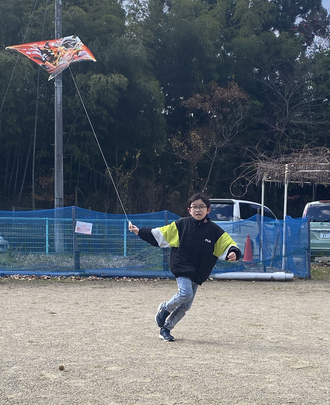 凧あげをしたよ🪁