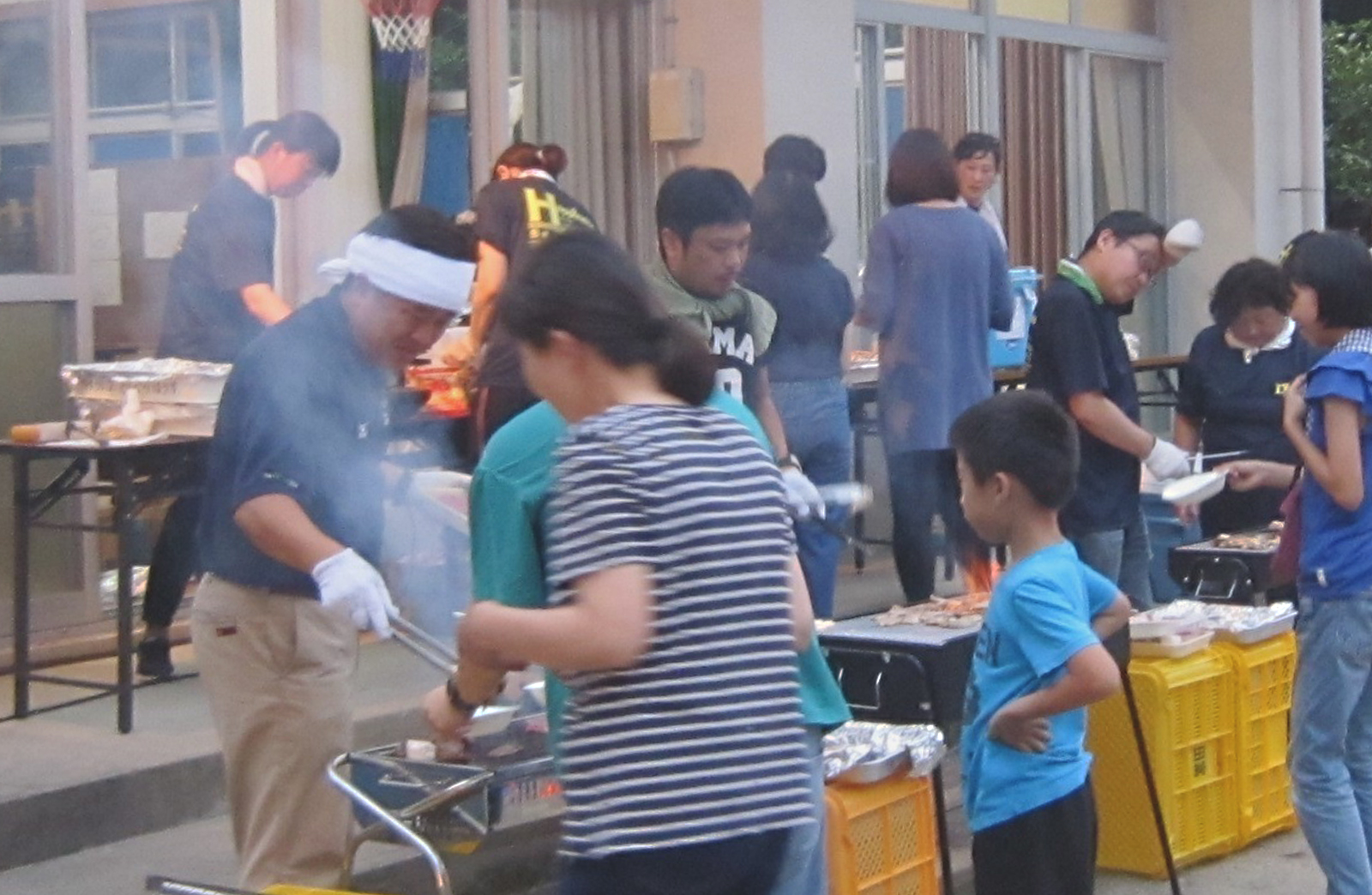 家族会主催　バーベキュー