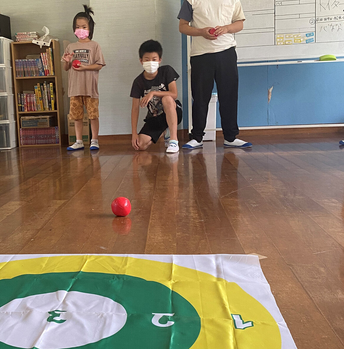 ボッチャで遊んだよ😁🙌