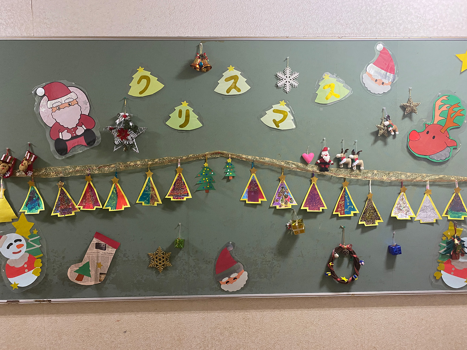 クリスマスの制作をしたよ🎄