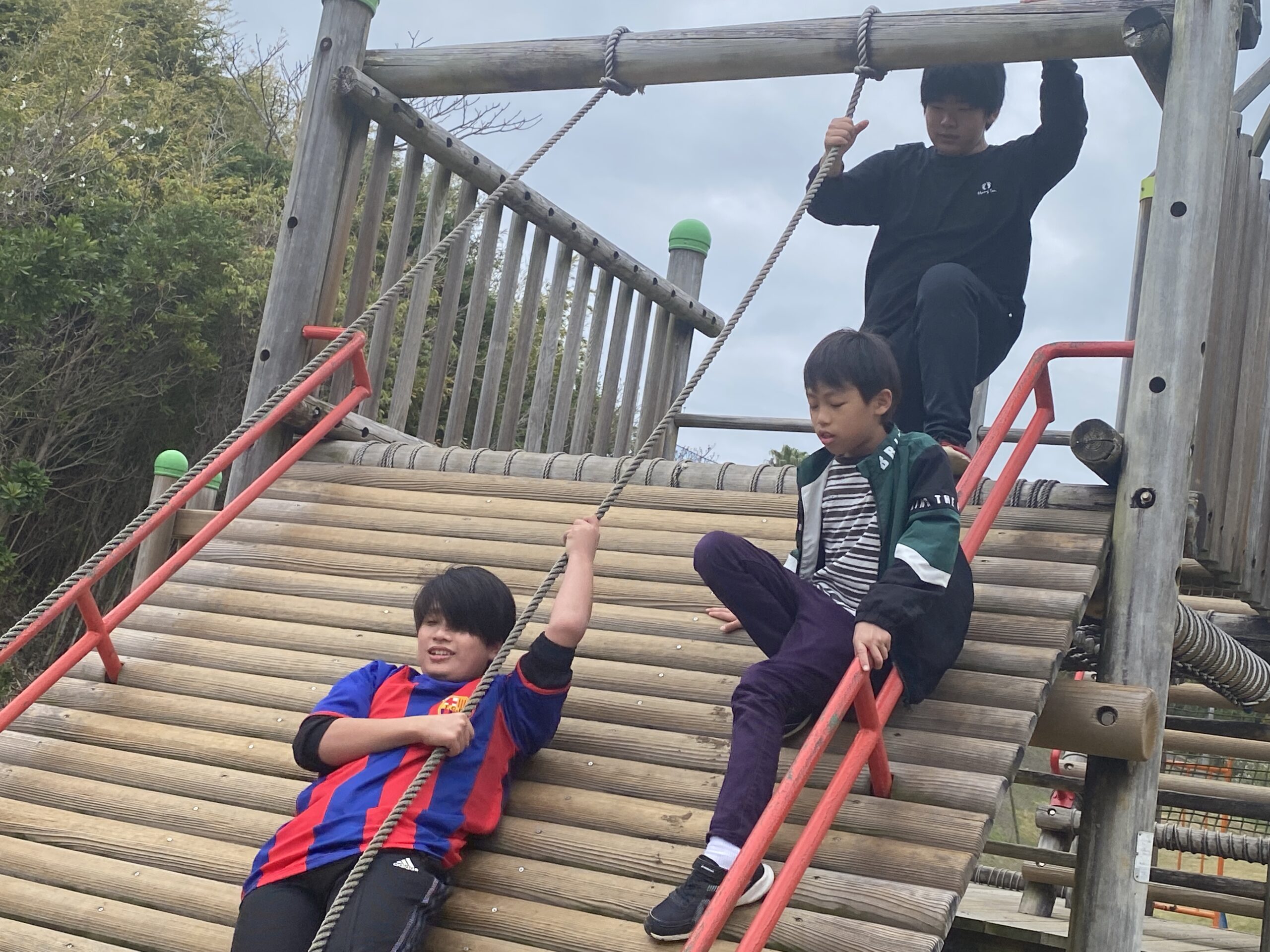 春休み最後に小目津公園に行きました！