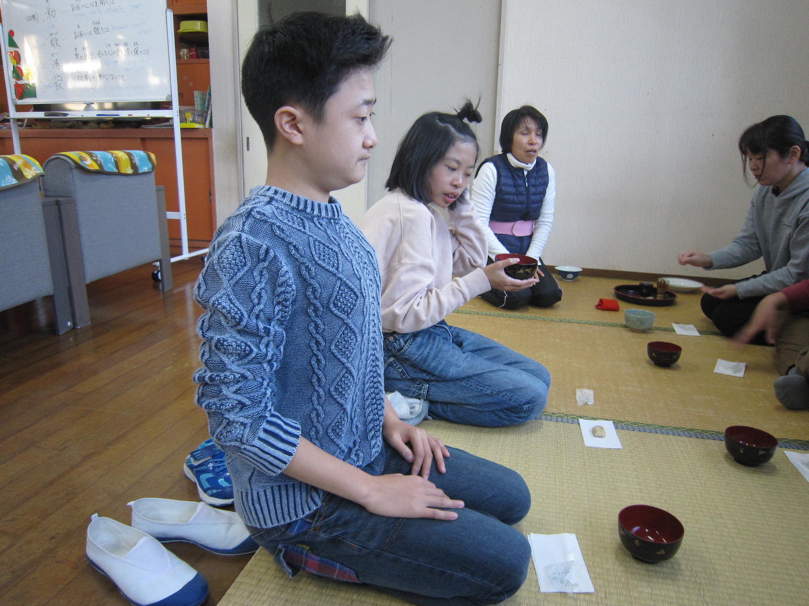 お茶会　茶道体験