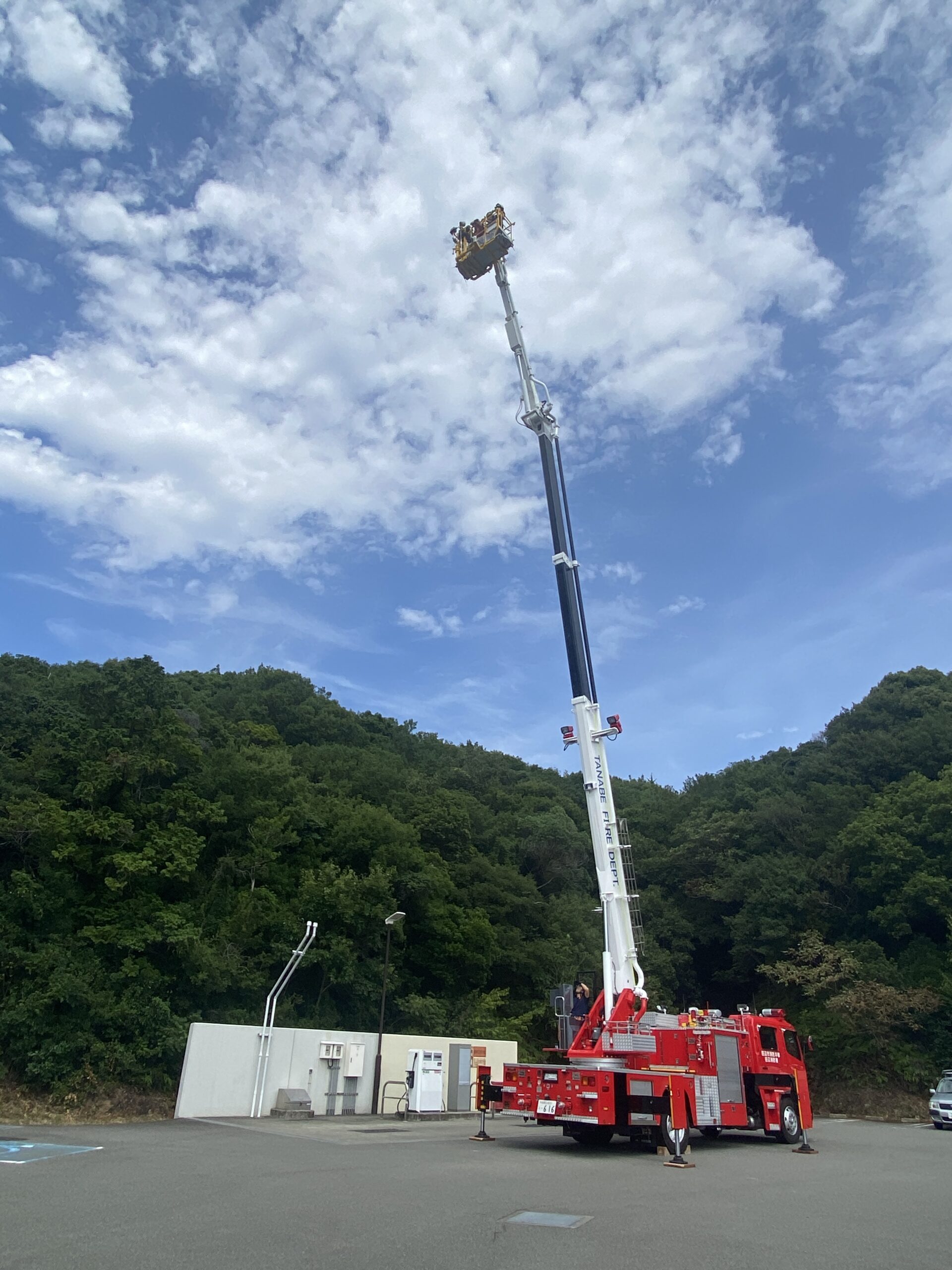 消防署見学に行きました!