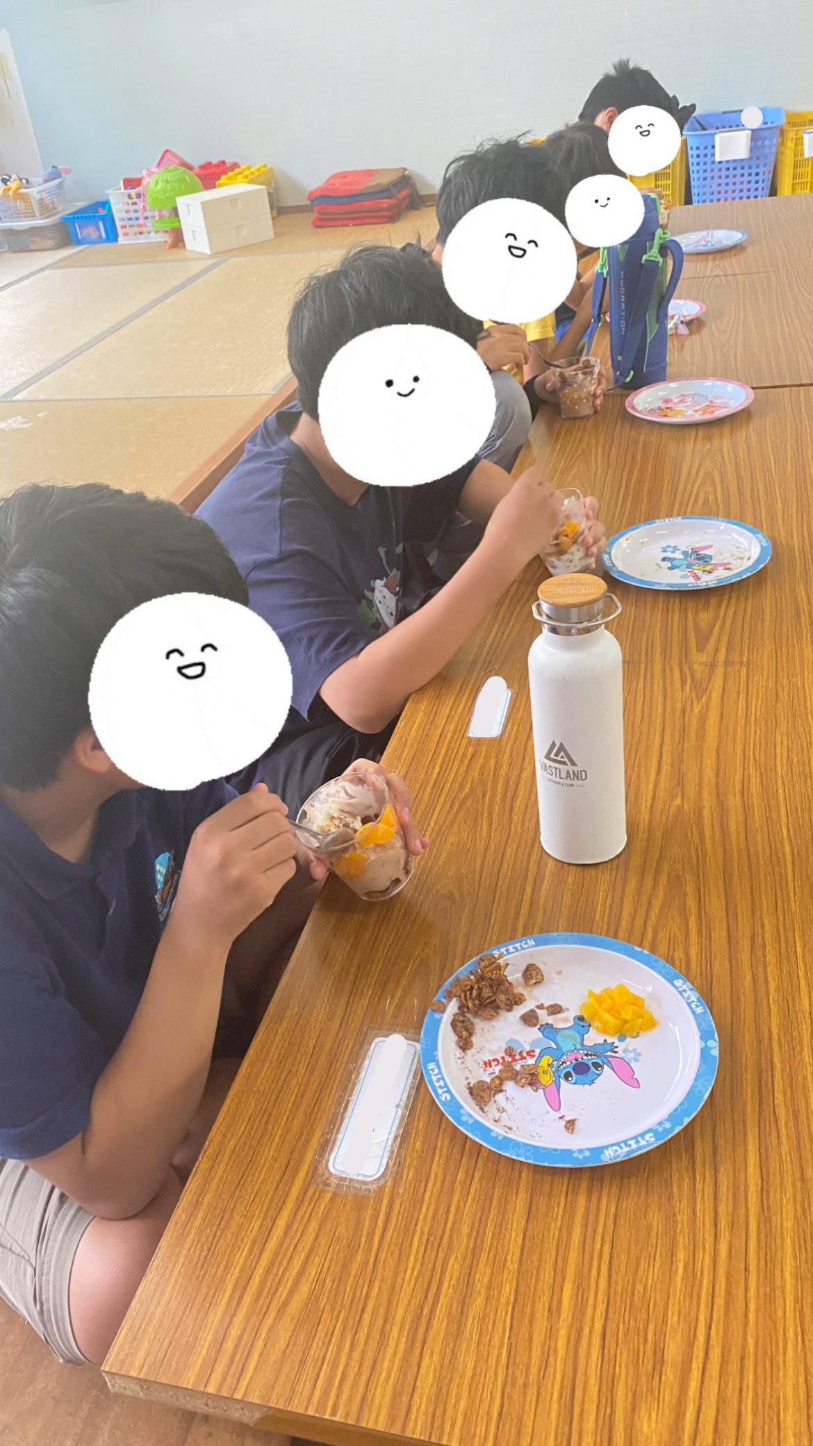 パフェを作って食べたよ!