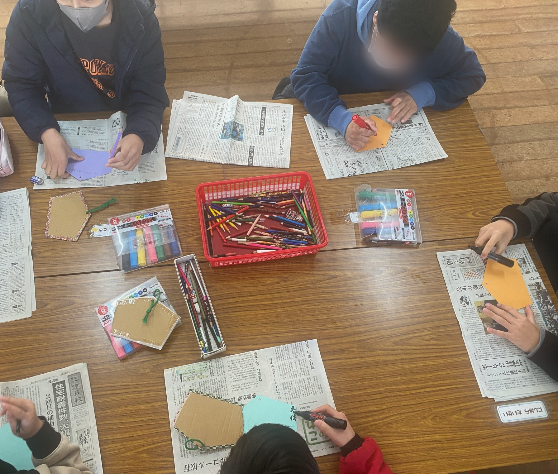 絵馬作り制作したよ!