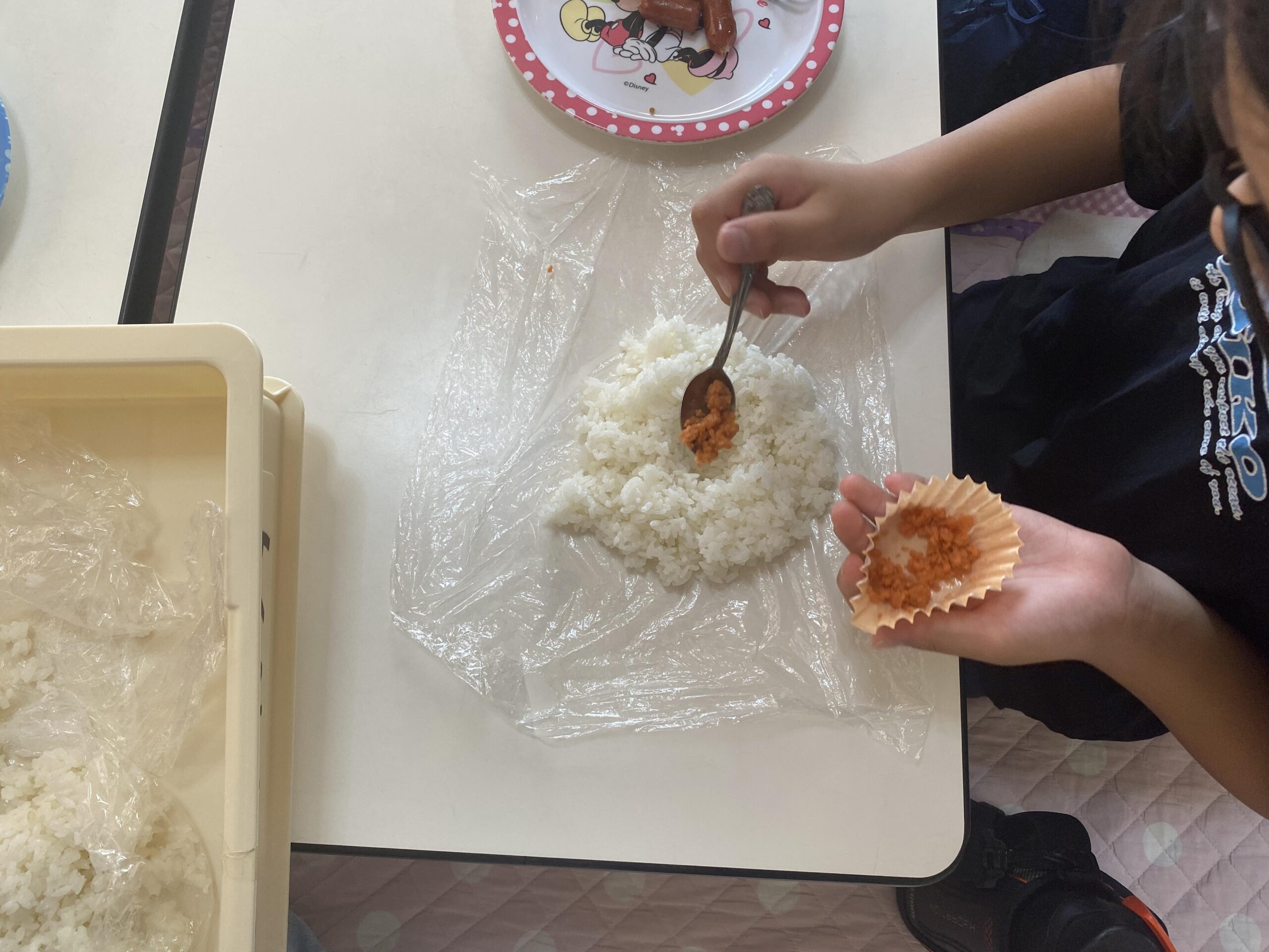 おにぎりを作ったよ