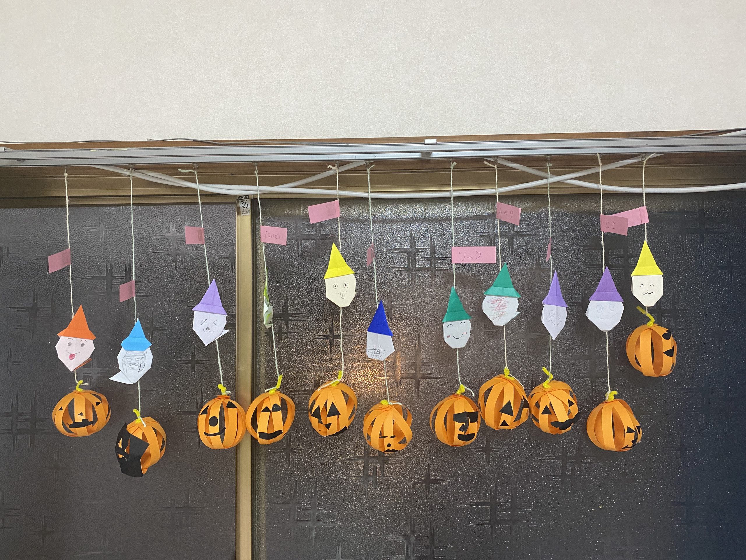 ハロウィンオーナメント作り